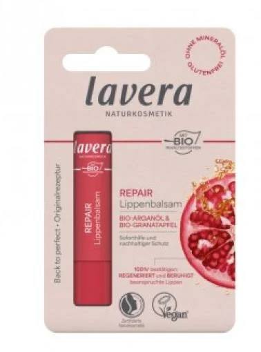 línea facial BALSAMO LABIAL REPARADOR ACEITE DE ARGAN Y GRANADA BIO 4.5G