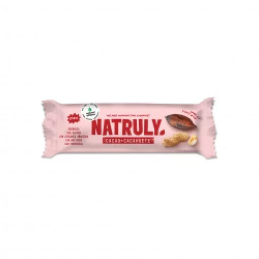 aperitivos y frutos secos BARRITA DE CACAO Y CACAHUETE 40 grs