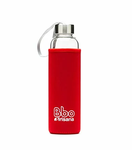 jarras vasos y teteras BBO BOROSILICATO NEOPRENO 550ML ROJO