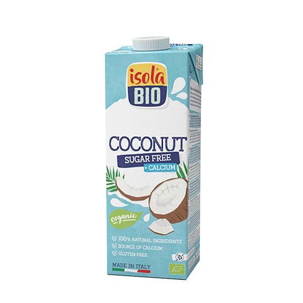 bebidas BEBIDA DE COCO SIN AZÚCAR BIO, 1 L