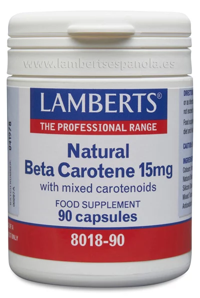 antioxidantes BETACAROTENO 15 MG 90 CAPSULAS