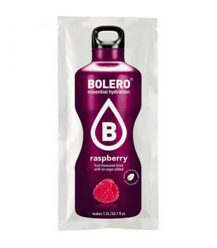 bebidas solubles BOLERO FRAMBUESA RASPERRY SOBRE 9 GRS