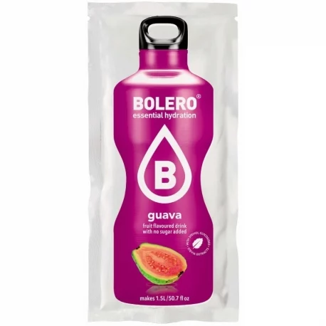 bebidas solubles BOLERO GUAYABA SOBRE 9 GRS