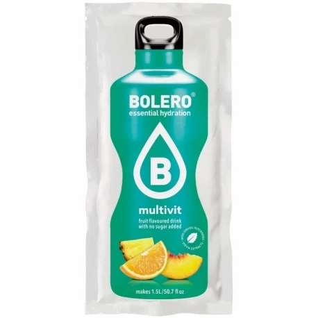 bebidas solubles BOLERO MULTIVITAMIN 9GRS