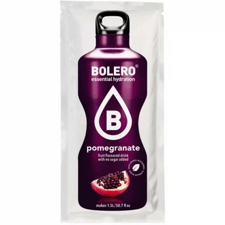 bebidas solubles BOLERO POMEGRANATE SOBRE 9 GRS