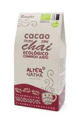 repostería y chocolates CACAO EN POLVO CON CHAI BIO 125GR