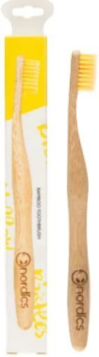 higiene bucal CEPILLO DENTAL BAMBU - AMARILLO