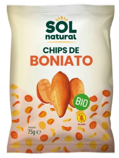 aperitivos y frutos secos CHIPS DE BONIATO BIO 75G