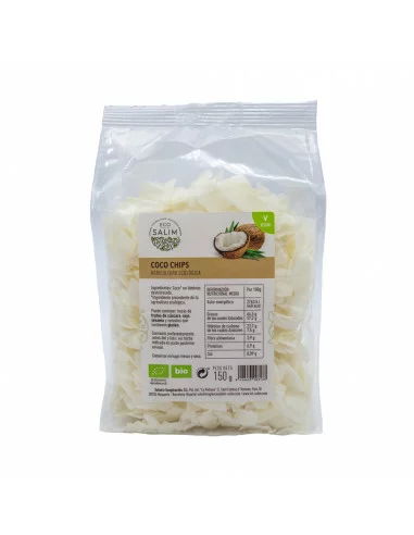 aperitivos y frutos secos COCO CHIPS TOSTADO ECO 150 GR