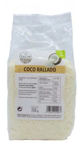 aperitivos y frutos secos COCO RALLADO 250GR