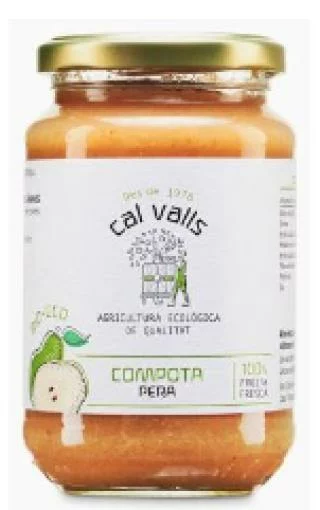 mermeladas COMPOTA PERA ECO 350GR