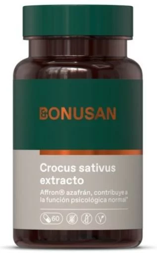sistema nervioso CROCUS SATIVUS EXTRACTO 60CAP