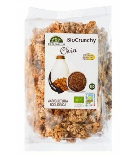 copos, mueslis y salvados CRUNCHY GRANOLA ESPELTA Y CHIA BIO 250 GR