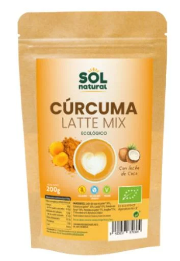 superalimentos CURCUMA LATTE MIX S/G ECO 200GR