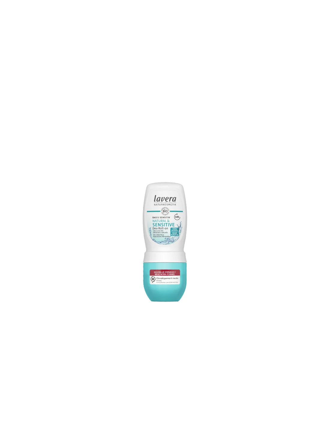línea corporal DESODORANTE ROLL-ON 48H BASIS SENSITIVE & NATURAL 50ML