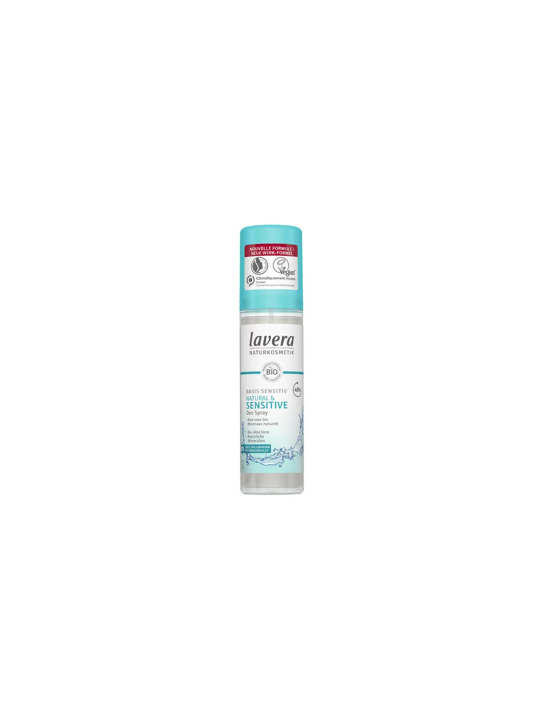 línea corporal DESODORANTE SPRAY 48H BASIS SENSITIVE & NATURAL BIO 75ML