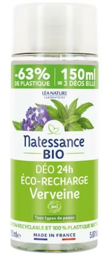 línea corporal ECO-RECARGA DESODORANTE VERBENA 150ML