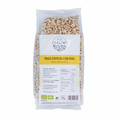 copos, mueslis y salvados ESPELTA HINCHADA CON MIEL ECO 125 GR