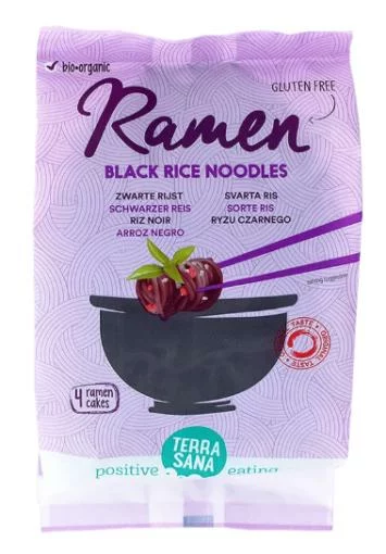 arroz y pasta FIDEOS RAMEN DE ARROZ NEGRO S/G VEG BIO 280GRS