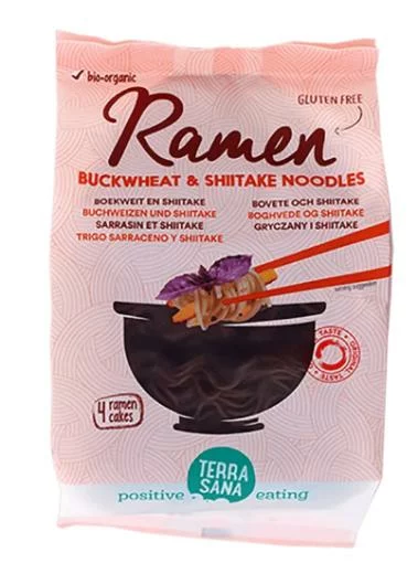 arroz y pasta FIDEOS RAMEN TRIGO SARRACENO CON SHITAKE S/G BIO 280GR