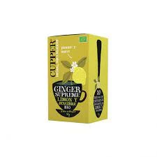 plantas en filtro INFUSION LIMON Y JENGIBRE BIO, 20 BOLSAS
