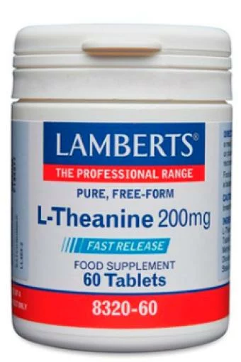 aminoácidos L-TEANINA 200 MG 60 CAPSULAS