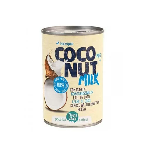sales, condimentos y salsas LECHE DE COCO LATA BIO 400ML