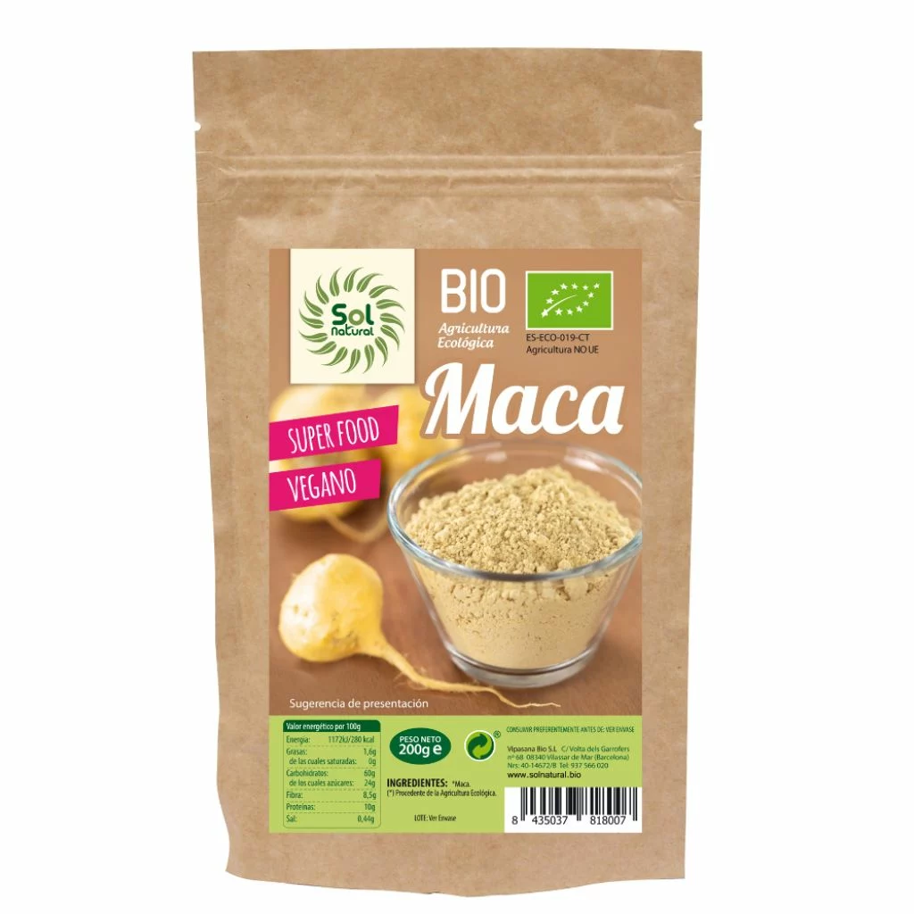 plantas en polvo MACA BIO VEGANO 200GR