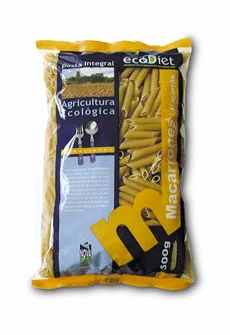 arroz y pasta MACARRONES INTEGRALES ECODIET 500GR
