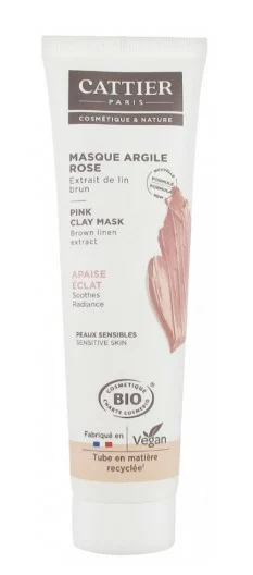 línea facial MASCARILL ARCILLA ROSA PIEL SENSIBLE BIO 100ML