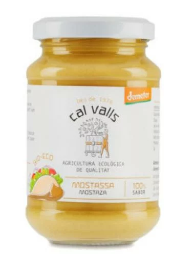 sales, condimentos y salsas MOSTAZA FINA BIO 200 ML