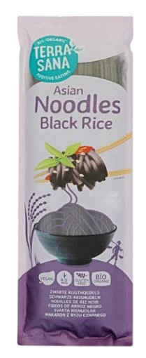 arroz y pasta NOODLES FIDEOS ARROZ NEGRO S/G VEGAN BIO 250GRS