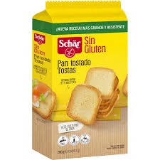 celiacos PAN TOSTADO TOSTAS 260 gr.