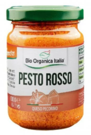 conservas PESTO ROSSO PECORINO BIO ORGANICA ITALIA 130 G