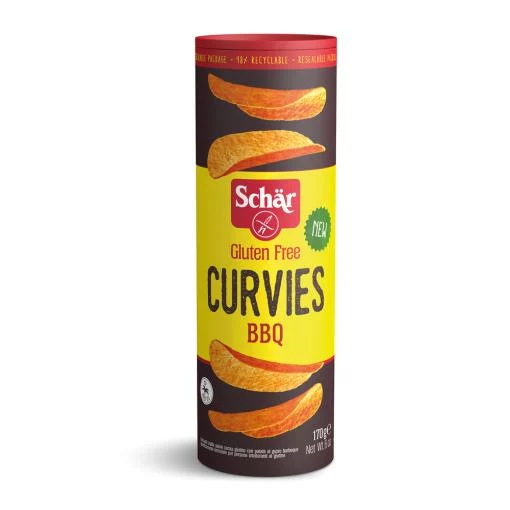 celiacos ROJO - BBQ - CURVIES 170 gr.