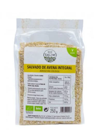 copos, mueslis y salvados SALVADO DE AVENA INTEGRAL ECO 250 GR