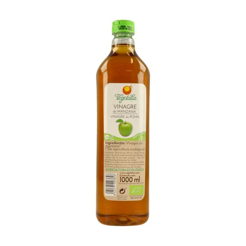 aceites y vinagres VINAGRE MANZANA BIO 1LT