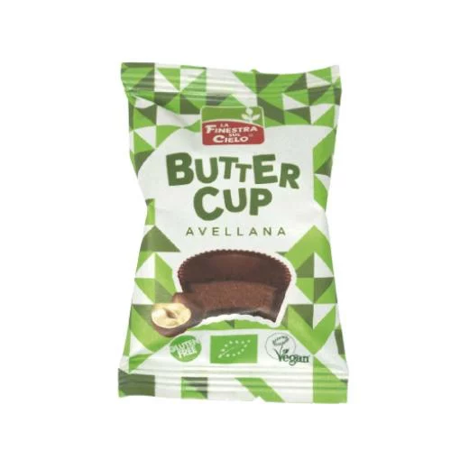 repostería y chocolates AVELLANA BUTTER CUP BIO SIN GLUTEN 25G