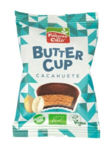 repostería y chocolates CACAHUETE BUTTER CUP BIO SIN GLUTEN 25G