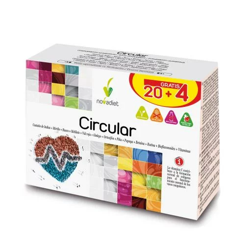 sistema circulatorio CIRCULAR VIALES 20+4 VIALES