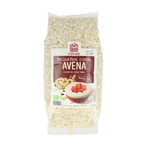 copos, mueslis y salvados COPOS DE AVENA PEQUEÑOS INTEGRALES BIO 500GR