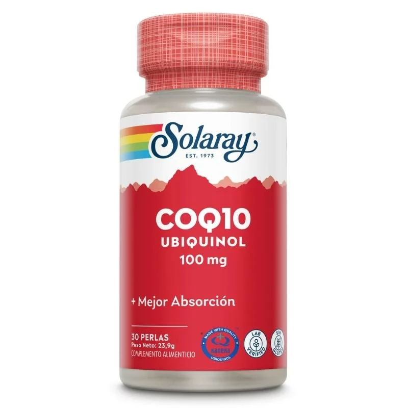vitaminas COQ 10 UBIQUINOL 100MG - 30 PERL.