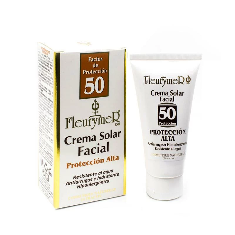 línea solar Crema solar facial SPF-50 tubo80ml