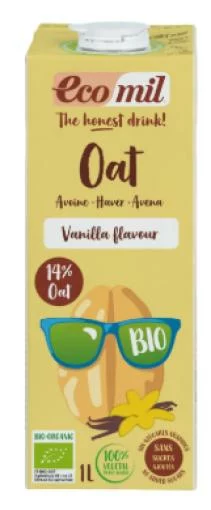 bebidas ECOMIL AVENA VAINILLA SIN AZUCAR AÑADIDO BIO 1L