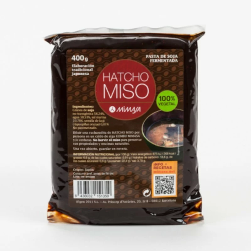 comida macrobiótica HATCHO MISO 400G