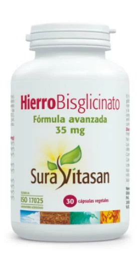 minerales HIERRO BISGLICINATO 30 CAP