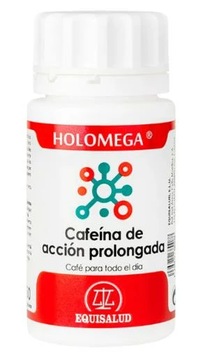 jaleas y energeticos HOLOMEGA CAFEINA ACCION PROLONGADA 50 CAPS