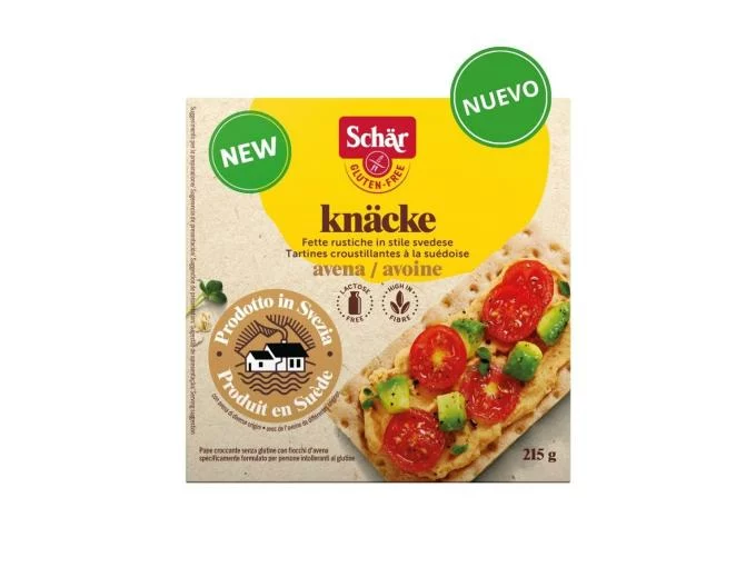 celiacos KNÄCKE PAN CRJIENTE CON AVENA 215GR