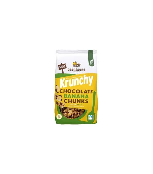 copos, mueslis y salvados MUESLI KRUNCHY CHOCO BANANA CHUNKS 450G