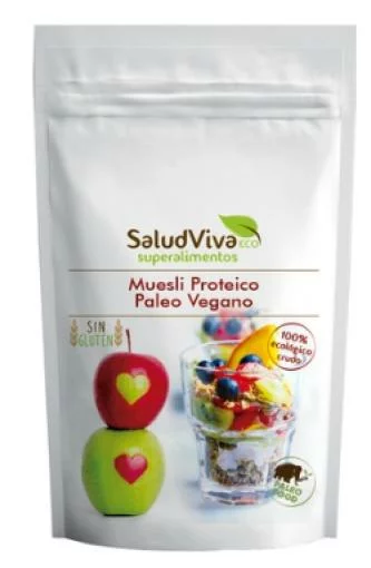 copos, mueslis y salvados MUESLI PROTEICO PALEO VEGANO SIN GLUTEN 300GR
